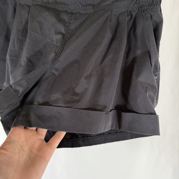 Lululemon Shorts Women's 8 Black Rolled Cuff Pockets Missing Drawstring - Picture 5 of 9